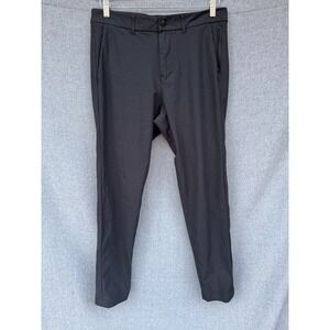 Lululemon Men Commission Pant Slim 32  Warpstreme Black BLK